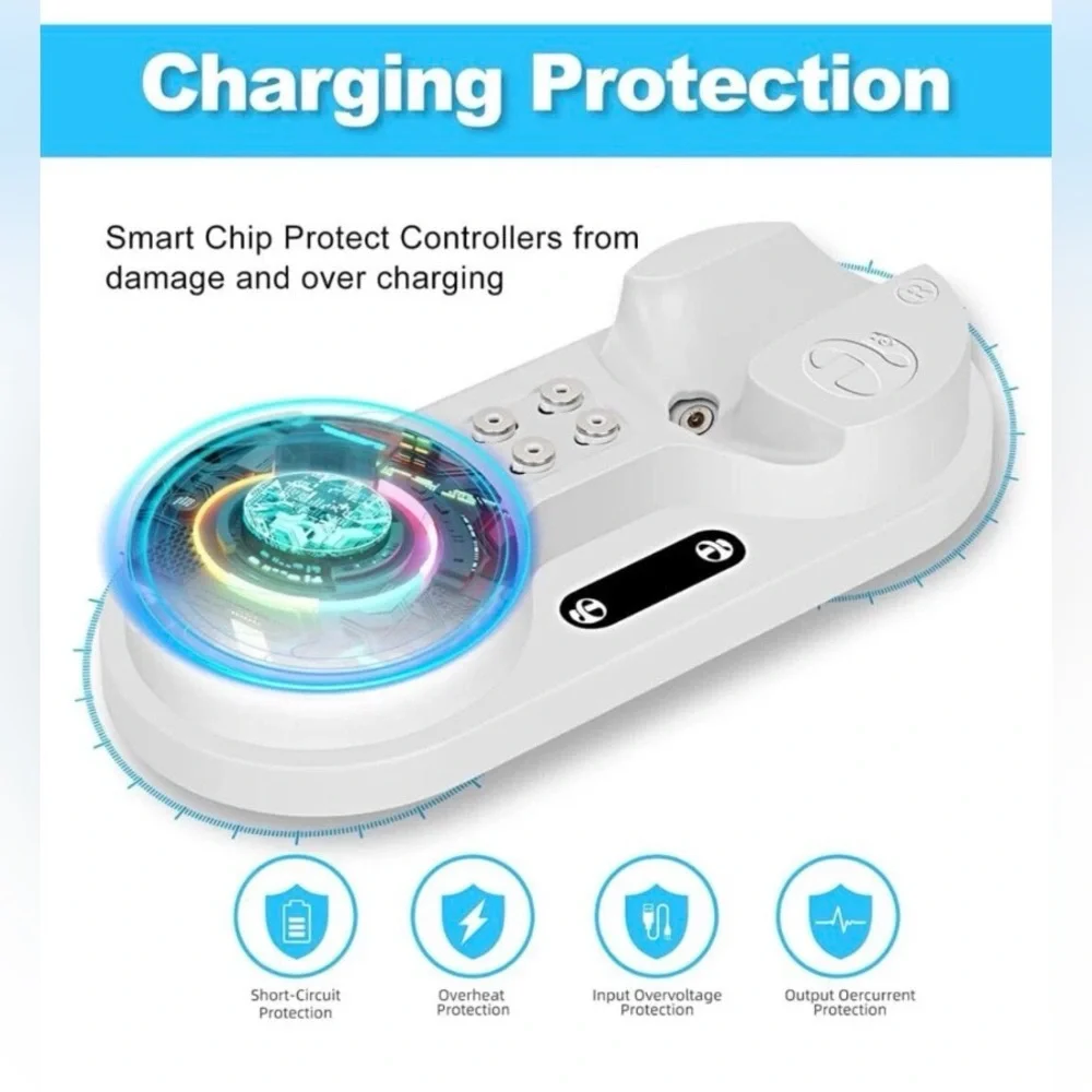 Charging Station for PSVR2, ZHUOVERCI Quick Charge Port Heat